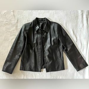Womens Keanu Faux Leather Jacket